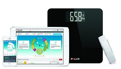 משקל חכם Polar Balance המשלב בין שעון או צמיד