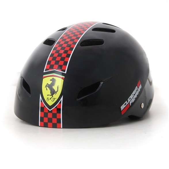 קסדה מתכווננת לילדים דגם פרארי - משלוח חינם FERRARI