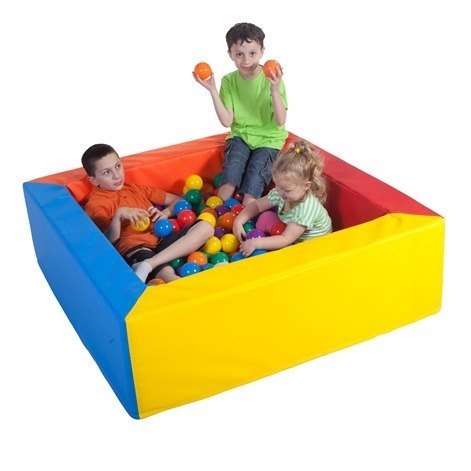 בריכת כדורים לילדים בגודל 1.3/1.3 מטר, גובה 40 ס";מ