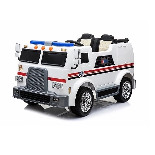 מכונית ממונעת 24V לילדים אמבולנס ענק 447226 עם שני מושבים מבית CITYSPORT