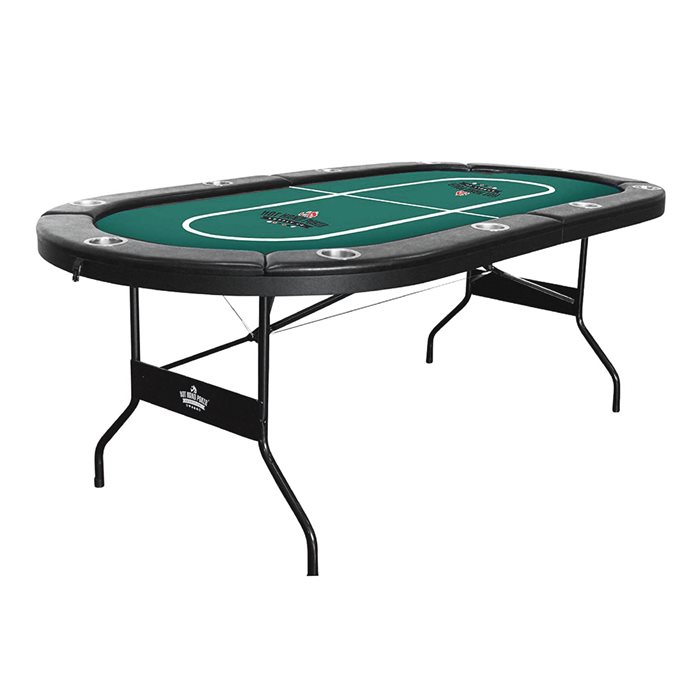 שולחן פוקר אליפטי מתקפל 290108 בגודל 213 ס";מ HOT HAND POKER סופרליג