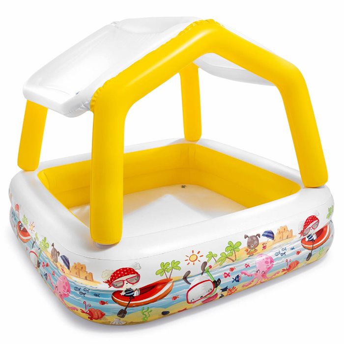 בריכה מתנפחת לילדים עם גג 57470 Intex אינטקס