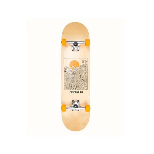 סקייטבורד קומפלט Alameda Tangarine wave מבית Retrospec קליפורניה