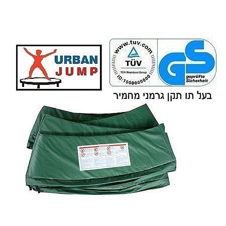 מגן קפיצים לטרמפולינה 202347 בגודל 12 פיט, 3.66 מטר, בעובי 28 מ";מ פרימיום URBAN JUMP