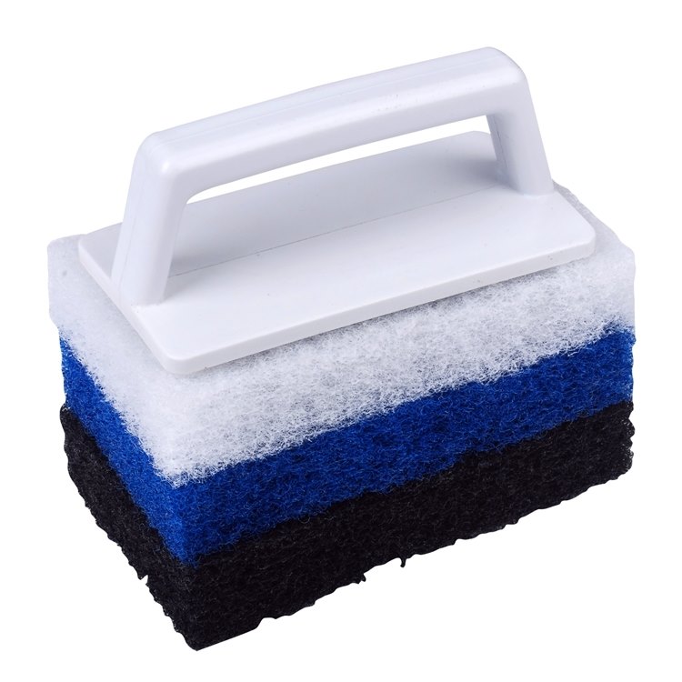 מברשת הפלא ו-3 פדים הניתנים להחלפה PoolMaste