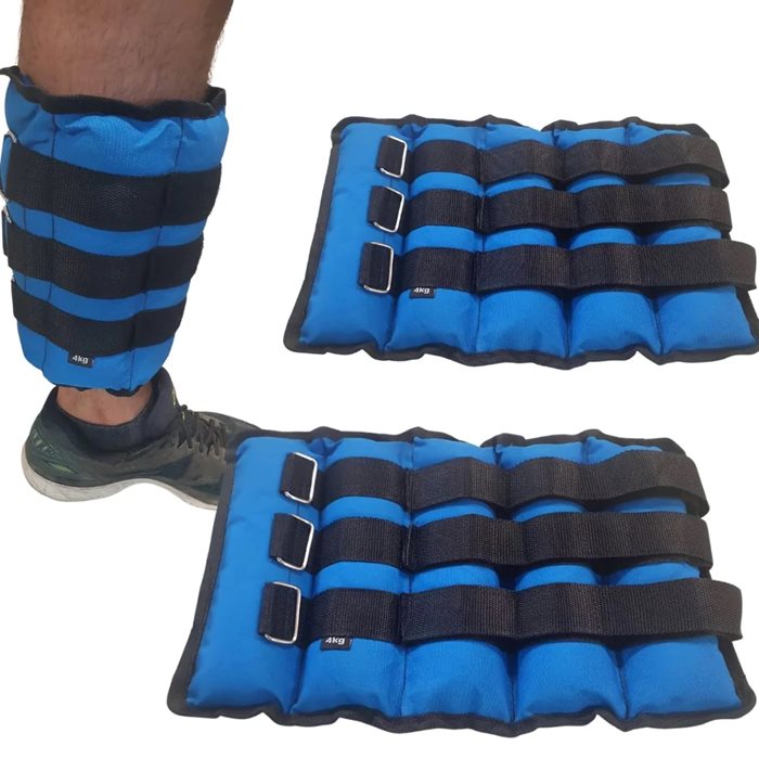 זוג משקולות לרגליים 4 ק";ג 100439 משקולות קרסול 4 קילו (כל משקולת) מבית CITYSPORT