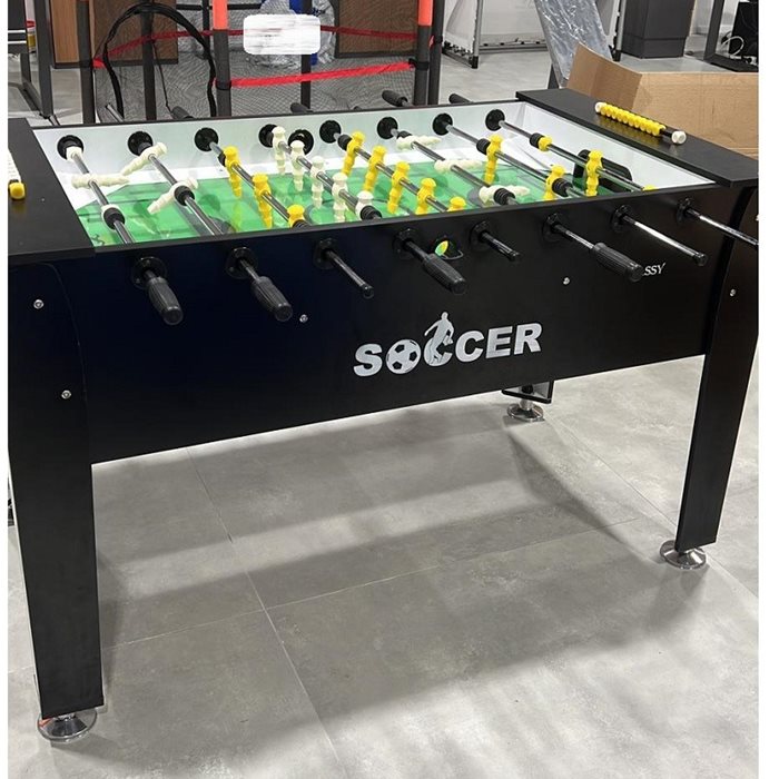 שולחן כדורגל מקצועי 100795 בגודל 4.5 פיט עם משטח זכוכית מבית CITYSPORT