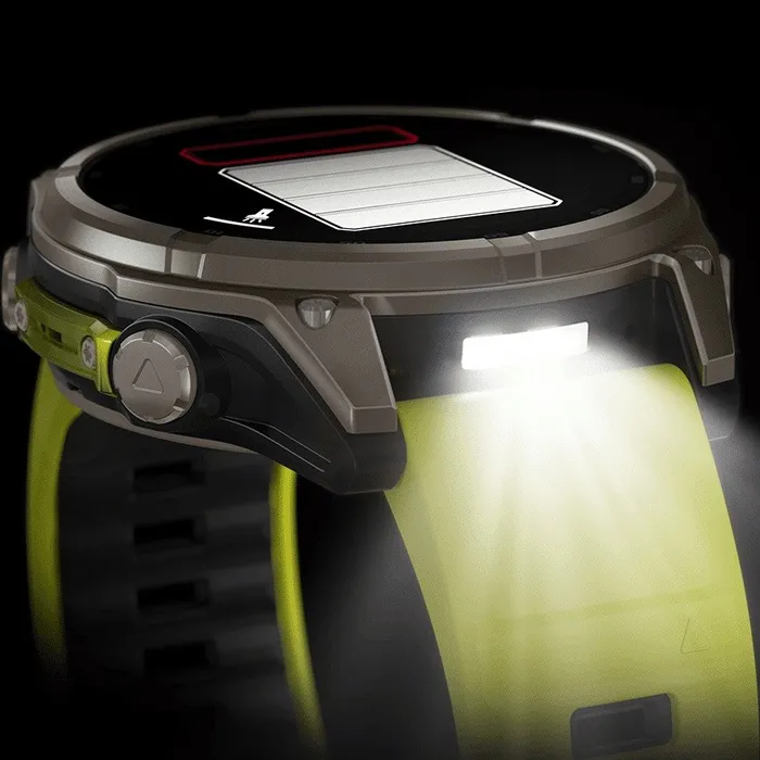 שעון חכם בקוטר 51 מ";מ 242923 FENIX 8 SAPPHIRE SOLAR TITANIUM מבית GARMIN