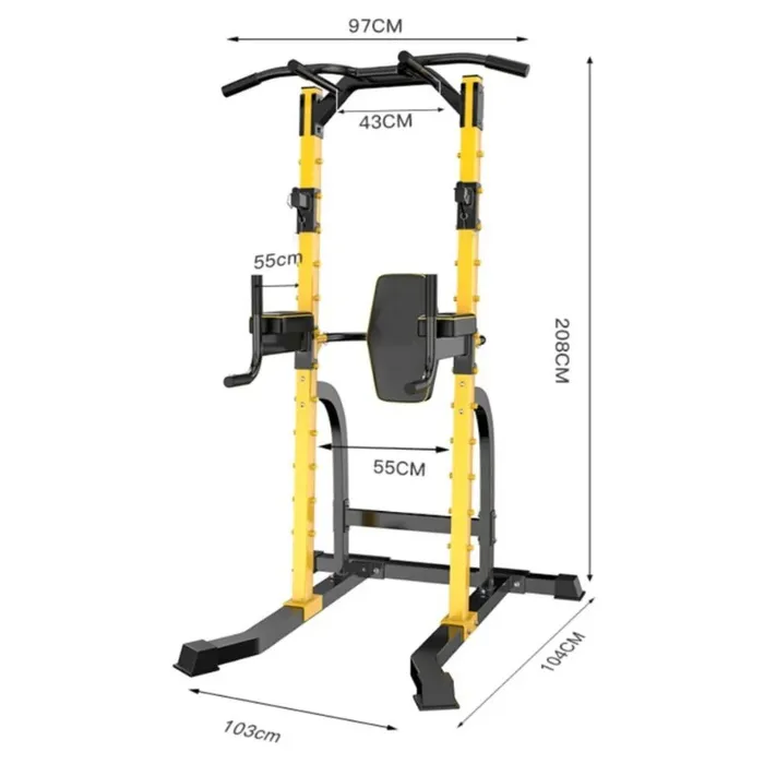 מתקן מתח מקבילים ייחודי משולב עם כלוב/סטנד למוט 242950 מבית CITYSPORT