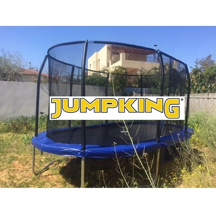 רשת הגנה מקורית לטרמפולינה אובלית 242962 בגודל 3.0/4.6 מטר JUMPKING