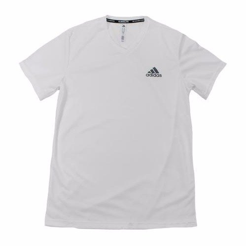 חולצת ספורט ADIDAS לגבר עם צווארון - V המנדפת זיעה