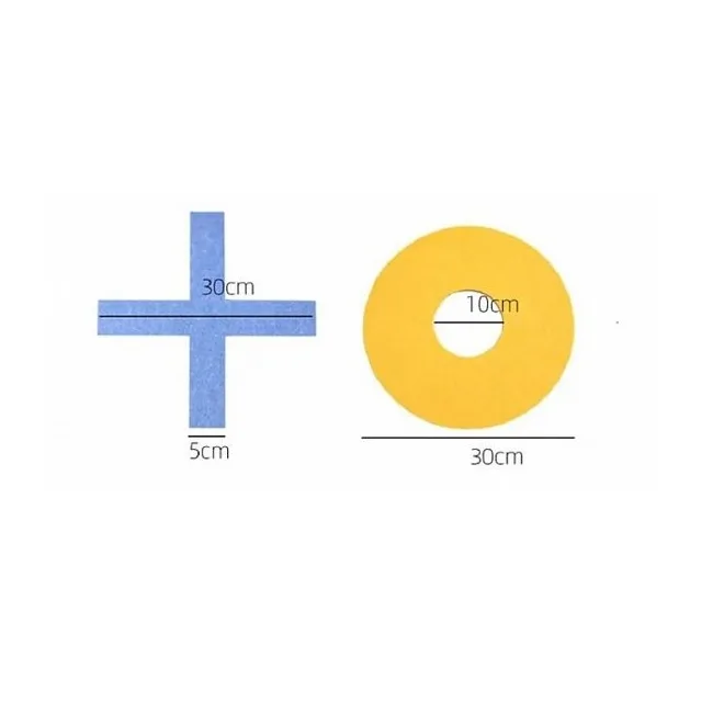 משחק איקס עיגול רצפתי ענק 261454 בגודל 120X120 ס";מ מבית CITYSPORT