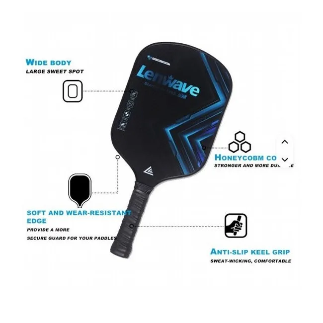 מחבט פיקלבול מקצועי 261695 דגם LENWAVE PRO מבית LENWAVE