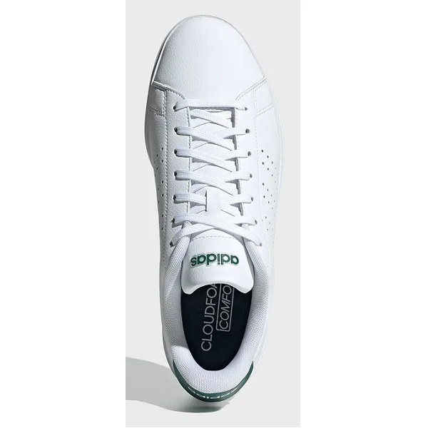נעלי אופנה לגברים בסגנון ספורטיבי 261776 דגם Advantage 2.0 ADIDAS בצבע לבן
