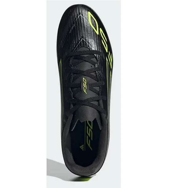 נעלי כדורגל דשה לבוגרים 261783 דגם F50 Club Firm ADIDAS בצבע שחור