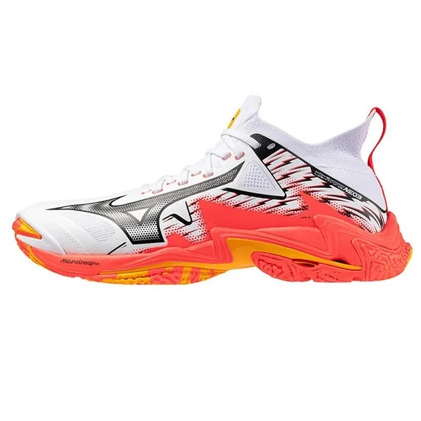 נעלי כדורעף לבוגרים 261786 דגם Wave Lightning Neo 3 MIZUNO בצבע לבן