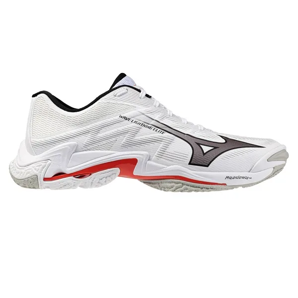 נעלי כדורעף לבוגרים 261790 דגם Wave Wave Lightning Elite MIZUNO בצבע לבן