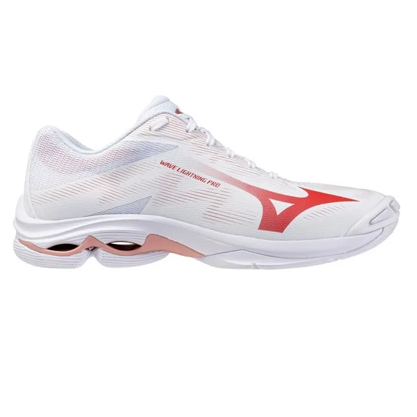 נעלי כדורעף לנשים 261792 דגם Wave Lightning Pro MIZUNO בצבע לבן