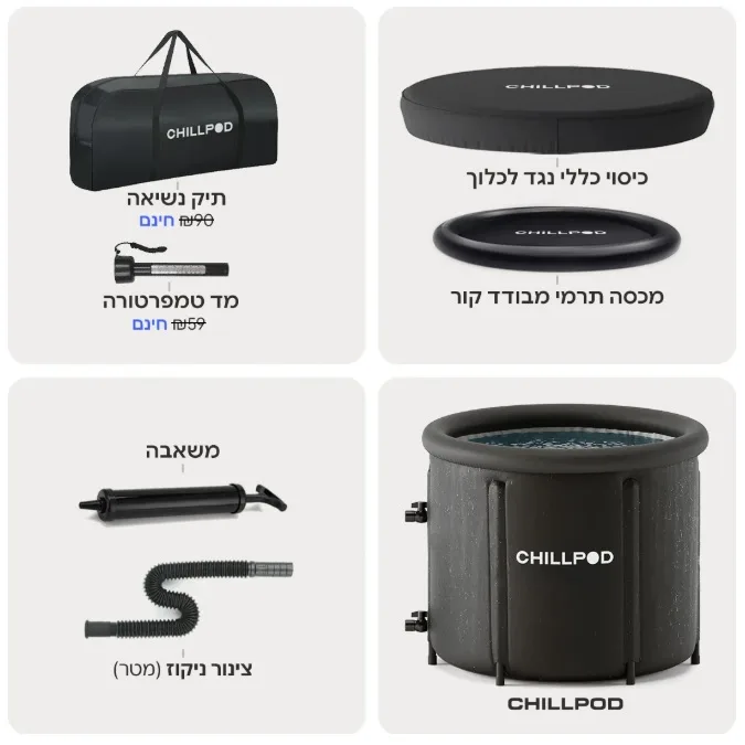 אמבטיית קרח מבודדת קור 261845 דגם CHILLPOD מבית CHILLPOD -