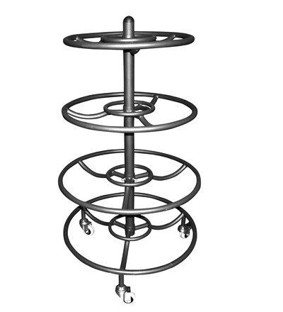 סטנד לאחסנת כדורי כח הWALL BALL של YORK