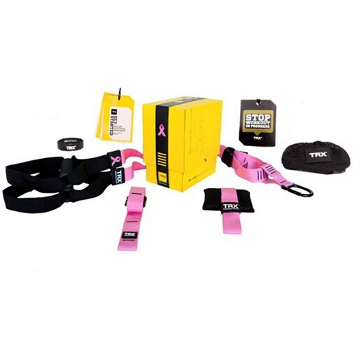 רצועות אימון 12016 מקבילות TRX NEW HOME בצבע ורוד