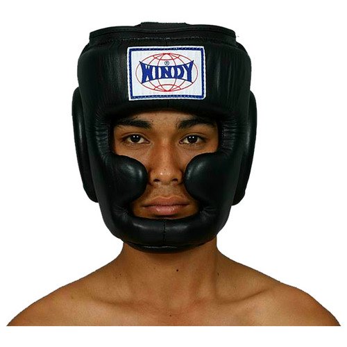 מגן ראש סגור (עור) Windy