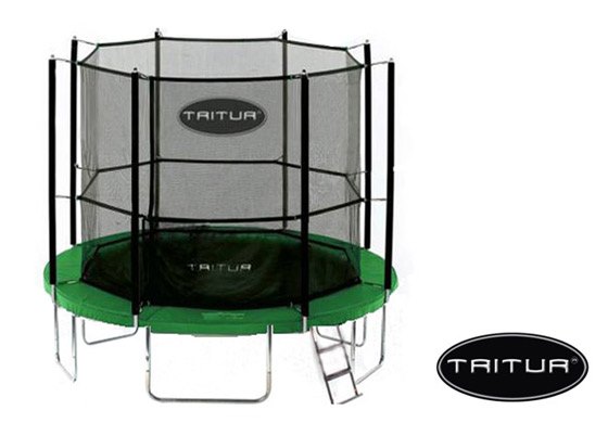טרמפולינה מקצועית בגודל 10 פיט (קוטר 3.5 מטר) מבית TRITUR