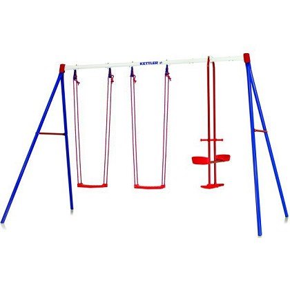 מעמד עם 2 נדנדות בודדות ונדנדת סוס מבית KETTLER גרמניה