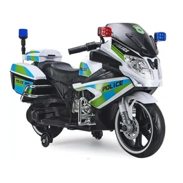אופנוע ממונע לילדים 250650 בעוצמה 12V דגם משטרה