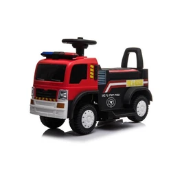 מכונית כבאית ממונעת לילדים 250680 בעוצמה 6V כולל מוט להורים