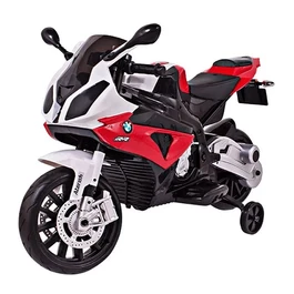 אופנוע ממונע לילדים 250711 בעוצמה 12V דגם BMW עם גלגלי עזר