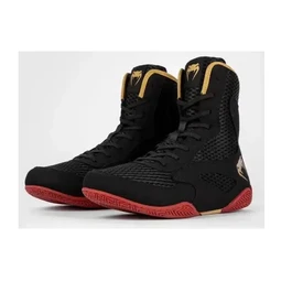 נעלי איגרוף 251066 Contender Boxing Shoes מבית VENUM שחור/זהב/אדום