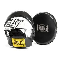 לפות פדים מקצועיים עור אמיתי 251106 בצבע שחור/לבן מבית Everlast