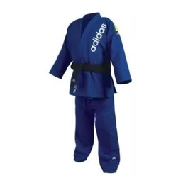 חליפת גיוגיטסו מקצועית 251164 דגם JJ500B BRAZILIAN FLAG של ADIDAS צבע כחול