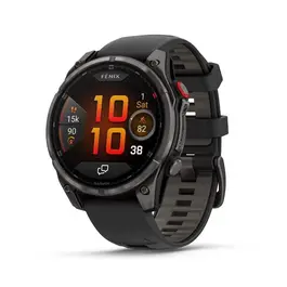 שעון ספורט חכם 251226 FENIX 8 Pro AMOLED Sapphire Carbon grey DLC titanium - קוטר 47 מ"מ מבית GARMIN