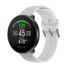 שעון ספורט חכם 251312 דגם UNITE עם ניטור דופק, שינה ופעילות 24/7, בצבע לבן מבית POLAR
